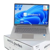 WYDAJNY Laptop HP 17 i5 13GEN 8GB 256GB SSD IRIS Xe FullHD Win 11 Srebrny