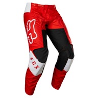 Spodnie cross dla dzieci FOX JUNIOR 180 LEED FLUO RED BLACK HONDA Y28/XL