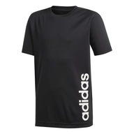 Koszulka dziecięca sportowa młodzieżowa t-shirt black adidas EI7967 152