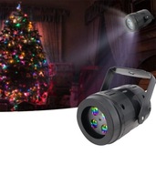 Laserový projektor Vianočná LED kamera 16 vzorov