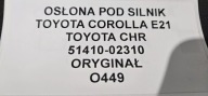 cover below engine TOYOTA CHR 51410-02310 original
