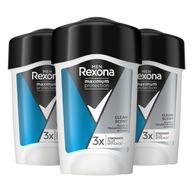 Rexona Men Maximum Clean antyperspirant 3x45 ml