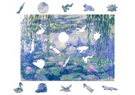 Drevené puzzle A4 Monet Vodné ľalie 140 dielikov