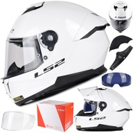 Kask motocyklowy LS2 FF808 Stream II Solid White XXL