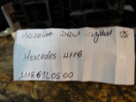 IDEALNA gasket left front MERCEDES W118 1
