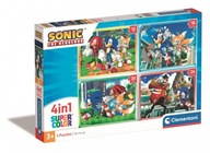 Clementoni Puzzle 4v1 Super Color Sonic