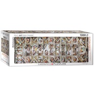 Puzzle 1000 panoramatický strop Sixtínskej kaplnky 6