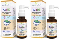 Medverita Vitamín K2 MK-7 + D3 pre deti 60 ml
