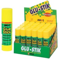 Zestaw KLEJ szkolny biurowy w sztyfcie AMOS 30 szt. 8g Glue Stick