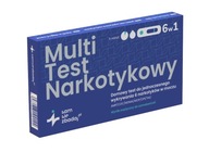 SAM SIĘ ZBADAJ MULTITEST NARKOTYKOWY TEST Z MOCZU 6W1 6-PARAMETRÓW