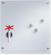 Sklenená magnetická tabuľa Zeller 40x40 cm