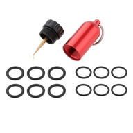 Mini Scuba Diving Tank with 12 O s Cylinder Storage Bottle Key Chain Red