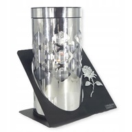 NAPELEMES MÉCSES LED PÁRIZSI EZÜST RÓZSA