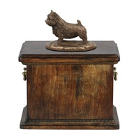 Norwich Terrier Urna na prochy psa ze statuetką