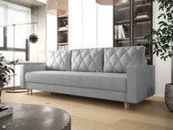Komfortowa Sofa 220 Rozkładana Kanapa Trzyosobowa Styl Glamour Amore