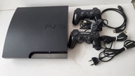 KONSOLA PS3 SLIM 160GB 2 PADY OKABLOWANIE STAN DOBRY GWARANCJA KONIN