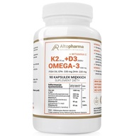 ALTO PHARMA Vitamín K2 MK-7+D3 Vit E+Omega-3 90K