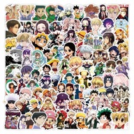 100 anime téma zmiešané nálepky graffiti notebook