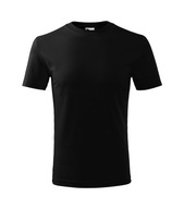 Detské tričko bavlna CLASSIC NEW čierna 146