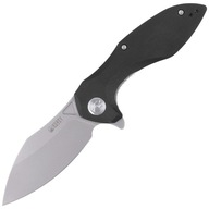 Nóż Kubey Noble Black G10, Bead Blasted D2 (KU236A