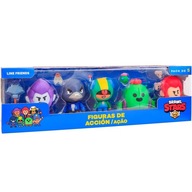 BRAWL STARS POHYBLIVÉ FIGÚRKY ZADYMIARI 4-PACK HAVRAN LEON SPIKE COLT