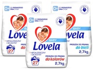 Súprava Lovela Baby Prášok na pranie farby a bielej 81 praní 3 x 2,7 kg