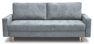 Kanapa sofa z funkcją spania rozkładana SIENA w stylu skandynawskim