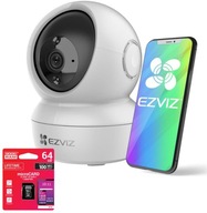 KAMERA OBROTOWA WiFi EZVIZ H6C FHD WEWNĘTRZNA z Kartą Pamięci 64GB GOODRAM