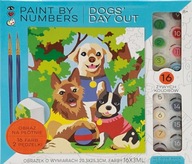 Stnux Maľovanie podľa čísel Psy