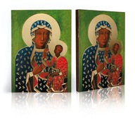 Ikona religijna Matka Boża Częstochowska Wędrująca - F - 29 cm x 39 cm