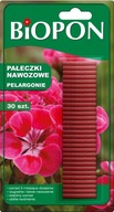 Biopon Pałeczki nawozowe do pelargonii 30szt