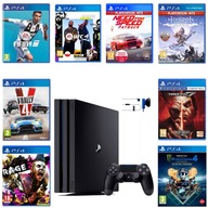 MEGAZESTAW PlayStation 4 PS4 PRO 1TB + Pad Sony + 8 GIER