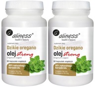 Aliness Divoké oregano olej Prírodný 100% STRONG Podpora trávenia Bolesti