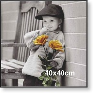 Rama aluminiowa do zdjęcia lub plakatu 40x40cm, czarny półmat
