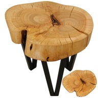 Konferenčný stolík plátok dreva čerešňa PLASTEREK DREWNA PREMIUM