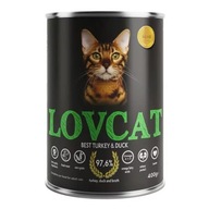 LOVCAT Best TURKEY & DUCK Indyk z Kaczką 400g