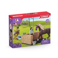 Schleich Myjnia dla koni Emily i Luna 42438