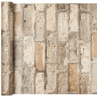 Tapeta w Cegiełki Stary mur Ceglany jasne brązy