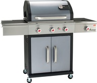 Grill gazowy TRITON PTS 3.1 grafitowy z kuchenką