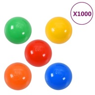 Loptičky na hranie, 1000 ks, farebné