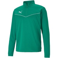 Bluza męska puma teamrise 1 4 zip top pepper gre zielona 657394 05 2XL