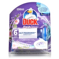 ŻELOWY KRĄŻEK Lawenda Lavender WC DUCK Fresh Discs