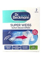 Saszetki wybielające Wybielacz w proszku Dr. Beckmann Super Weiss 2 x 40 g