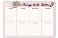 Planer tygodniowy Pusheen Rose Collection A4