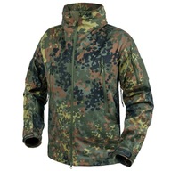 KURTKA SOFTSHELL MĘSKA GUNFIGHTER HELIKON WODOODPORNA WIATRÓWKA Flecktarn