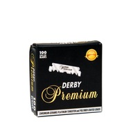 Derby Premium Ostrza maszyn do golenia z pojedynczą krawędzią, 100 szt.