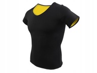 Neoprénové tričko s krátkym rukávom tréningová blúzka na chudnutie Veľkosť S