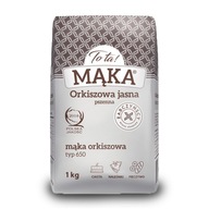 MĄKA ORKISZOWA JASNA TYP 650 1 KG - TOTA! POLSKA Z MŁYNA