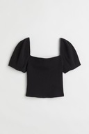 krótki top w prążek H&M 36 S N111