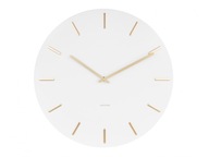 Nástenné hodiny Karlsson biele 45cm